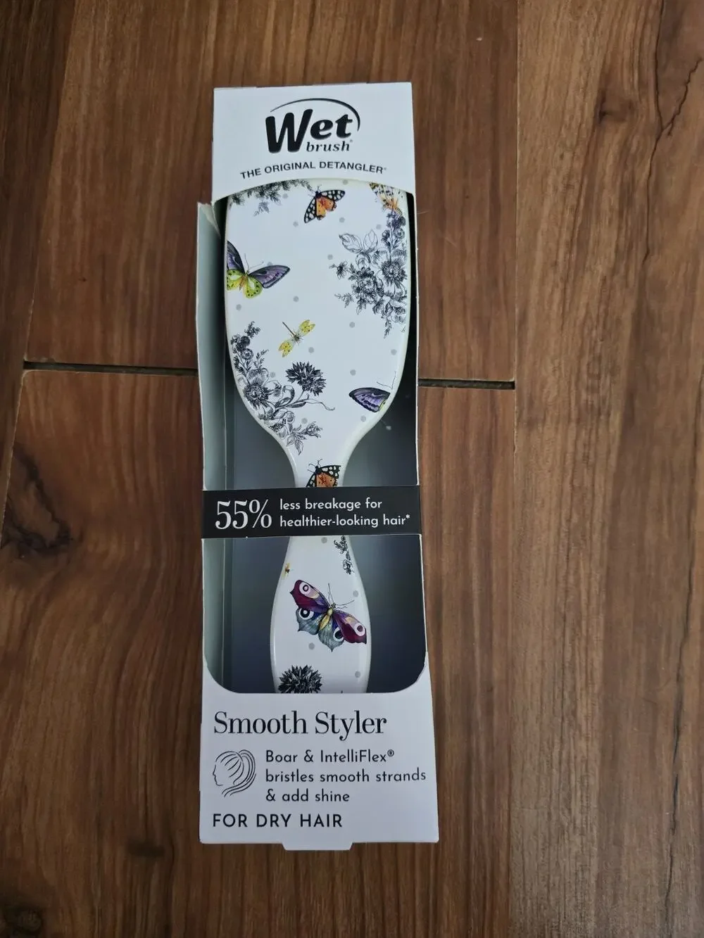 MacKenzie Childs x Wet Brush Target Detangler Butterfly Toile for Dry Hair New